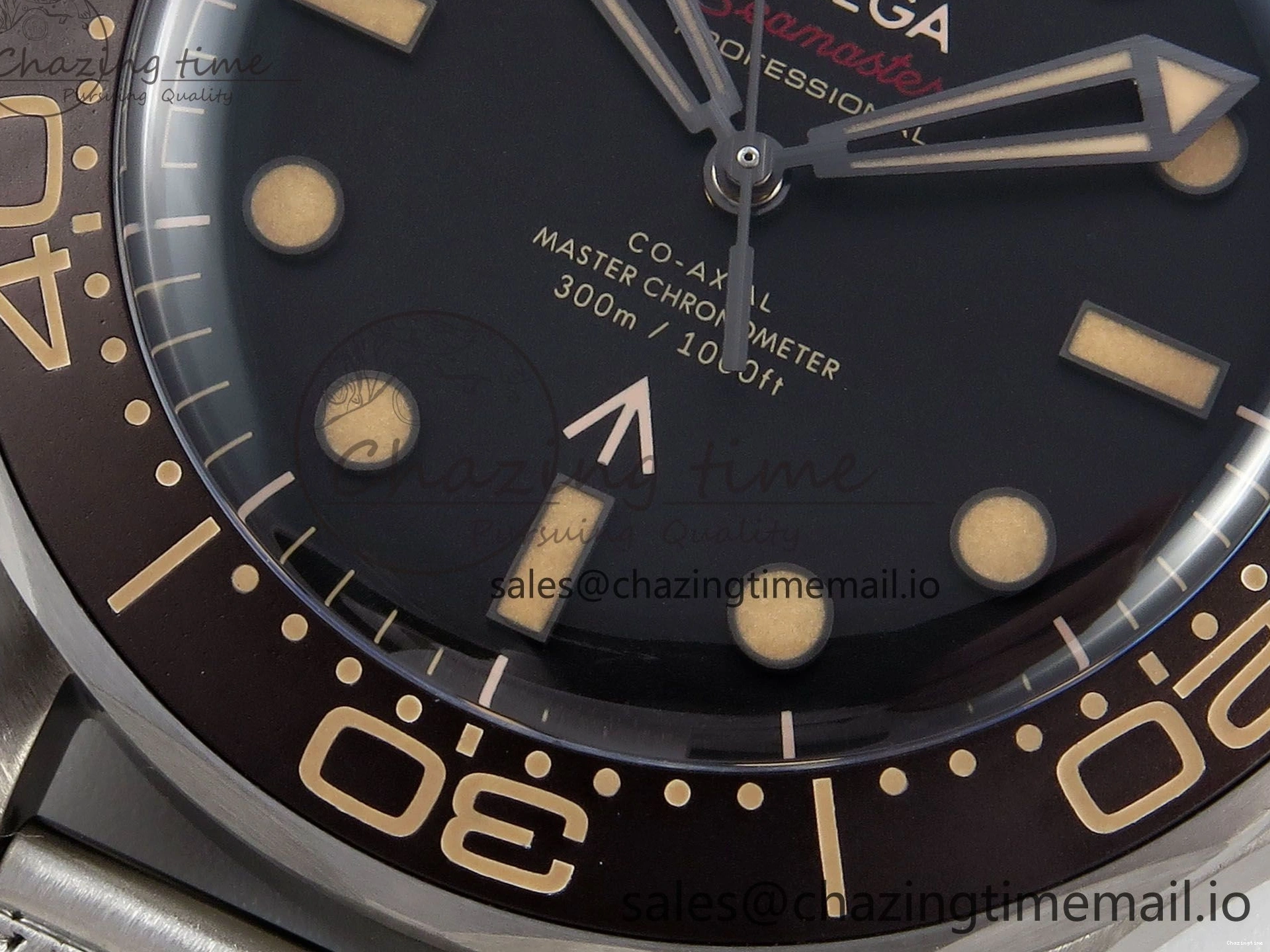 0423 Original Seamaster 300 “No Time to Die” Limited Edition VSF 1:1 Best Edition on SS Mesh Bracelet A8806(Free Nato) V 7679